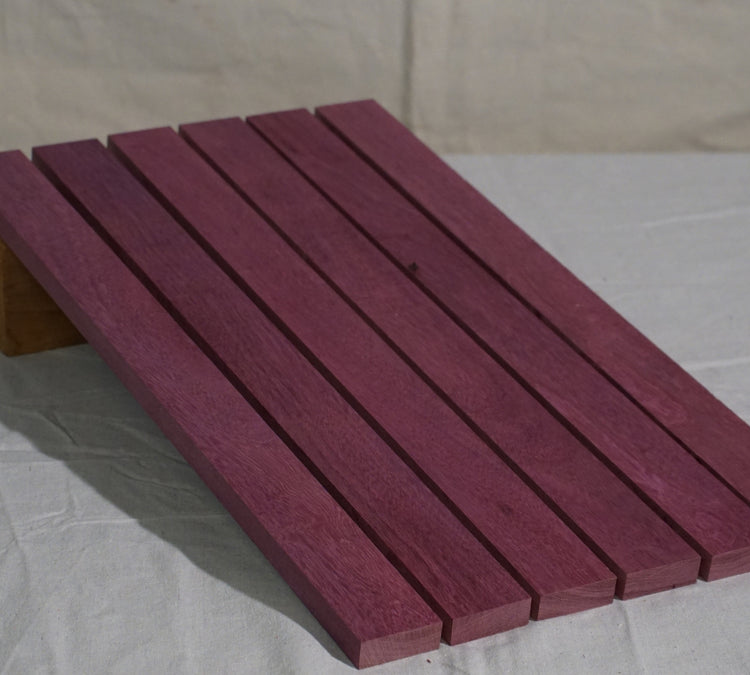 Purple Heart Wood - 2" Thick Exotic Purple Heart Hardwood